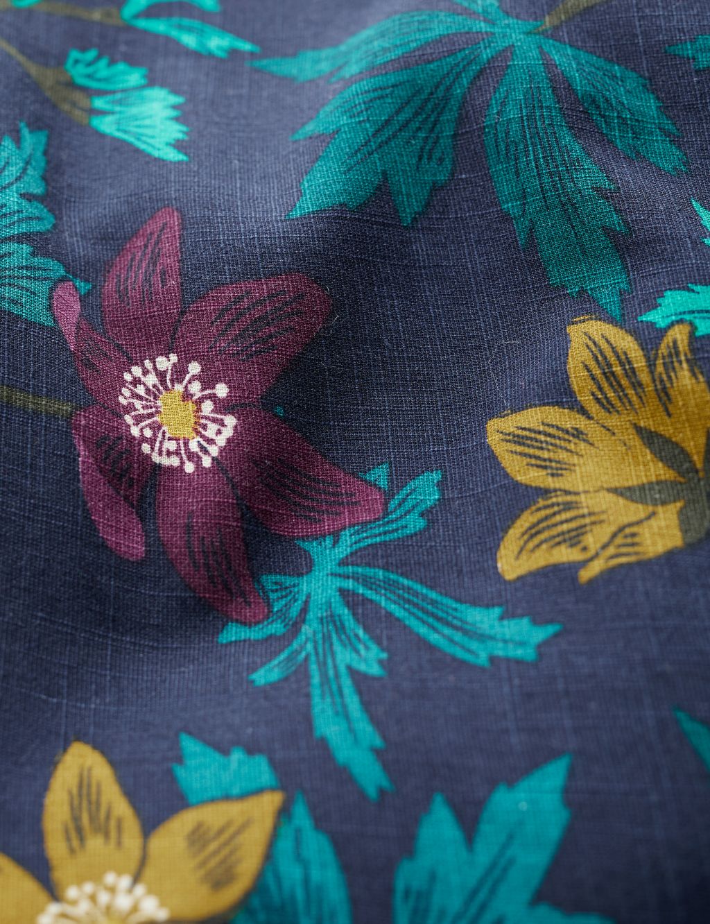 Cotton Rich Floral V-Neck Midaxi Dress | Seasalt Cornwall | M&S
