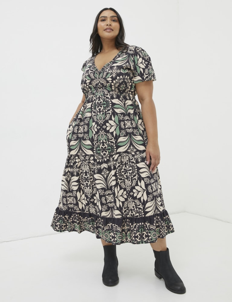 Plus size cotton midi new arrivals dresses