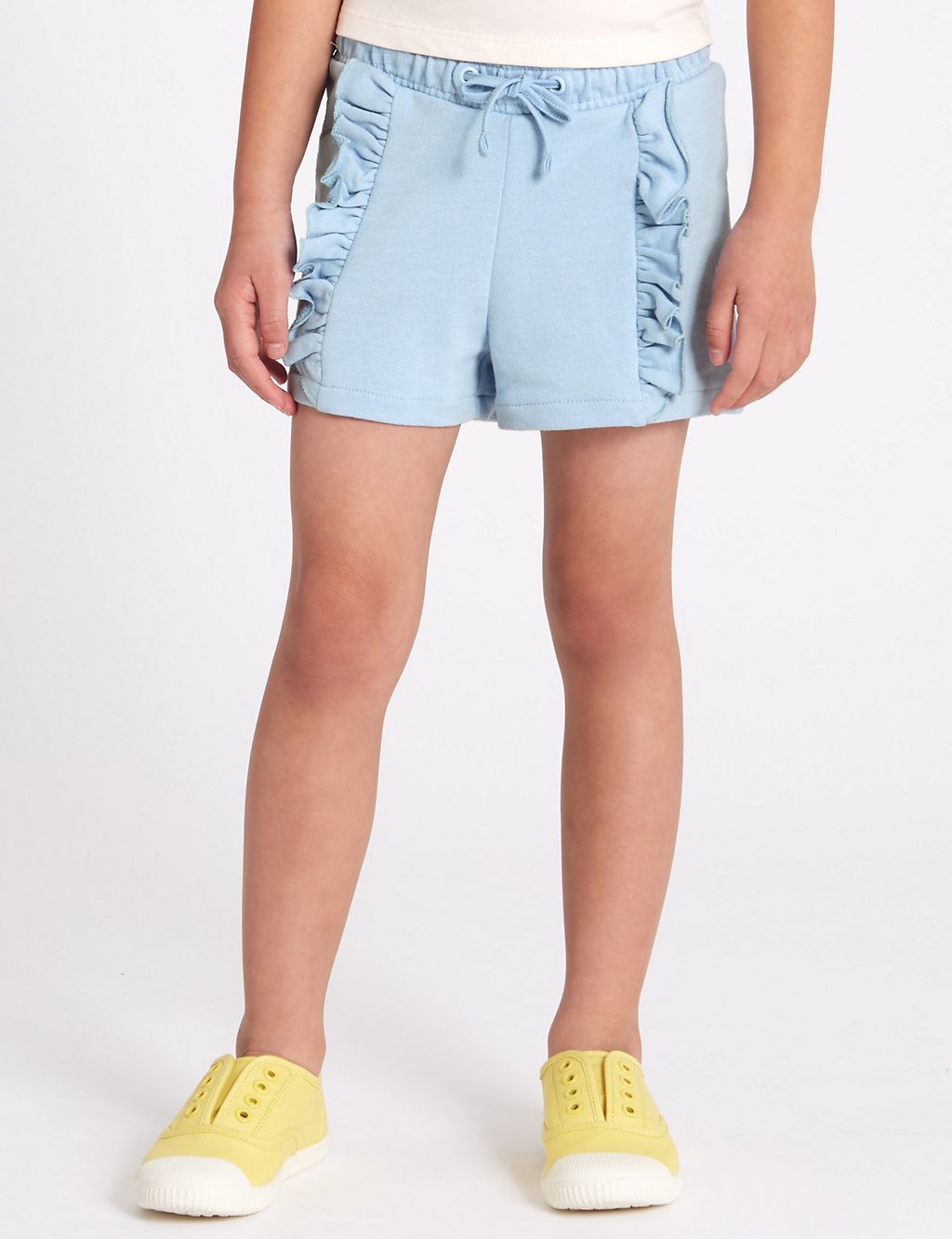 Cotton Rich Frill Shorts (3 Months - 7 Years) 2 of 4
