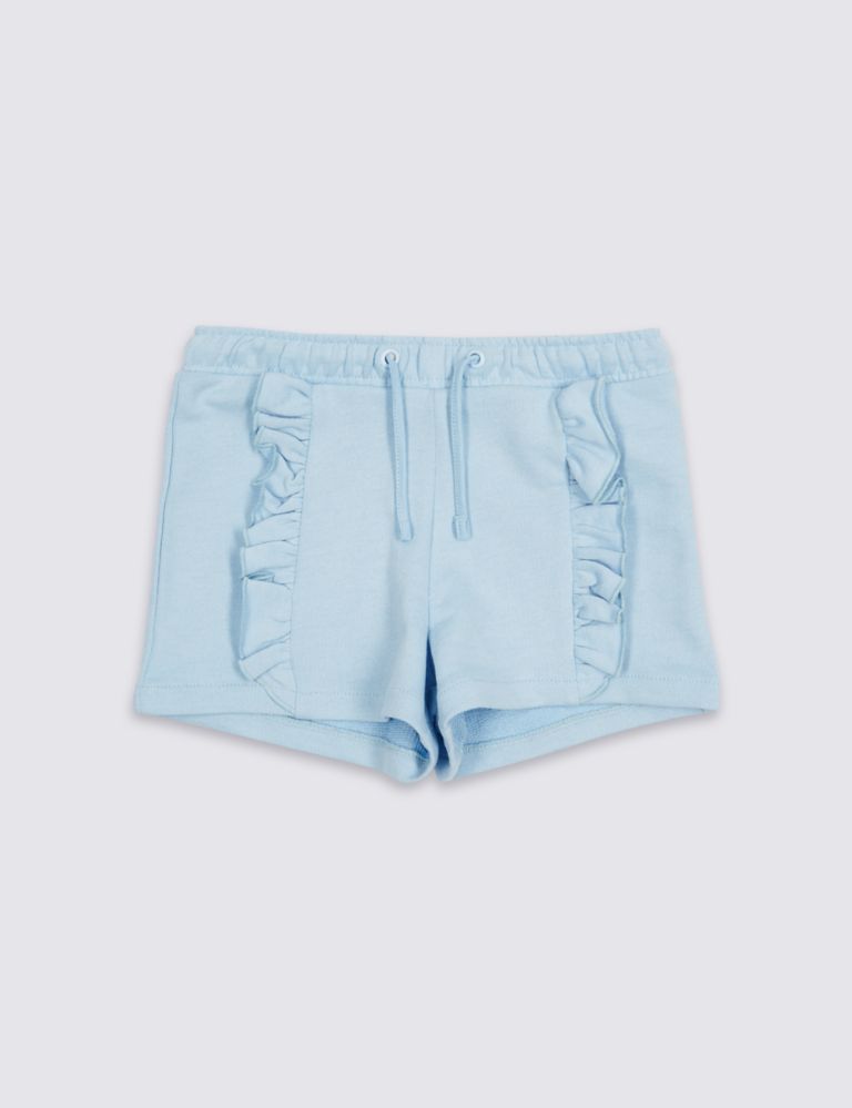 Cotton Rich Frill Shorts (3 Months - 7 Years) 2 of 4