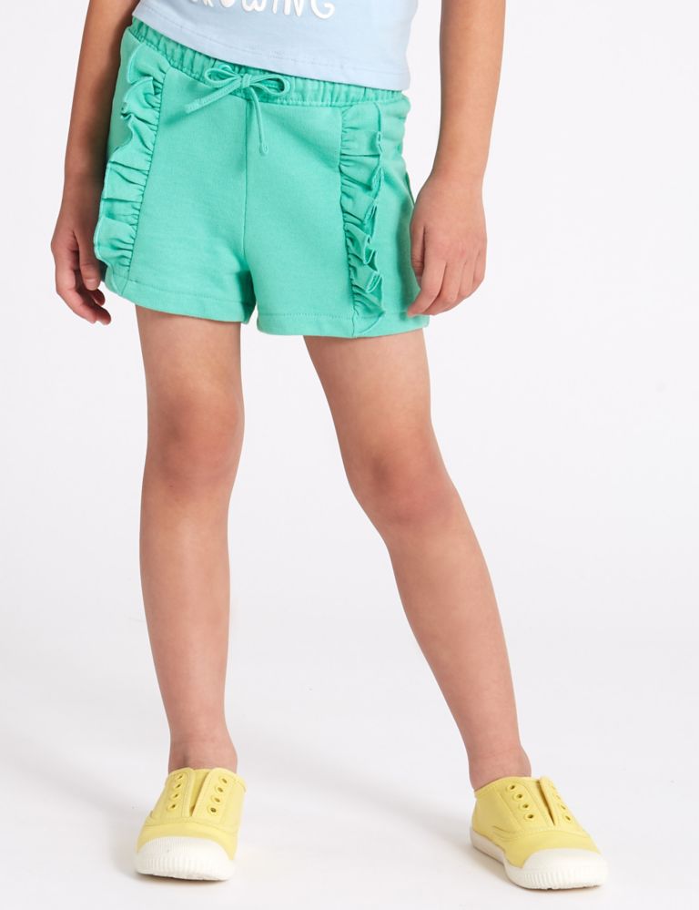 Cotton Rich Frill Shorts (3 Months - 7 Years) 3 of 4