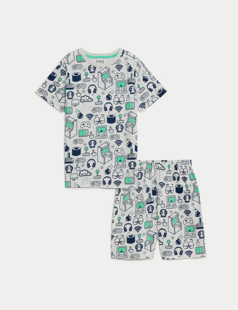 Cotton Rich Gaming Pyjamas (7-14 Yrs) 2 of 5