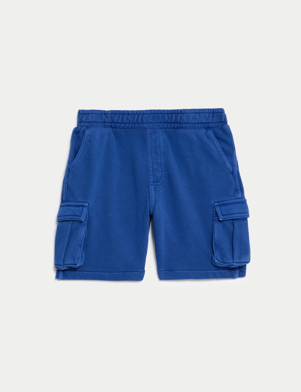 Cotton Rich Garment Dyed Cargo Shorts (2-8 Yrs) 1 of 5
