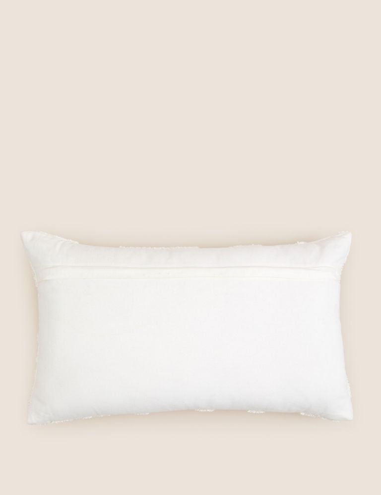 Cotton Rich Geometric Bolster Cushion 3 of 7