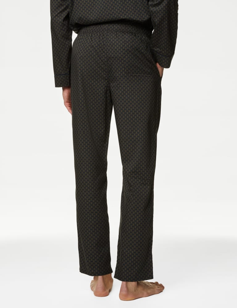 Cotton Rich Geometric Pyjama Bottoms