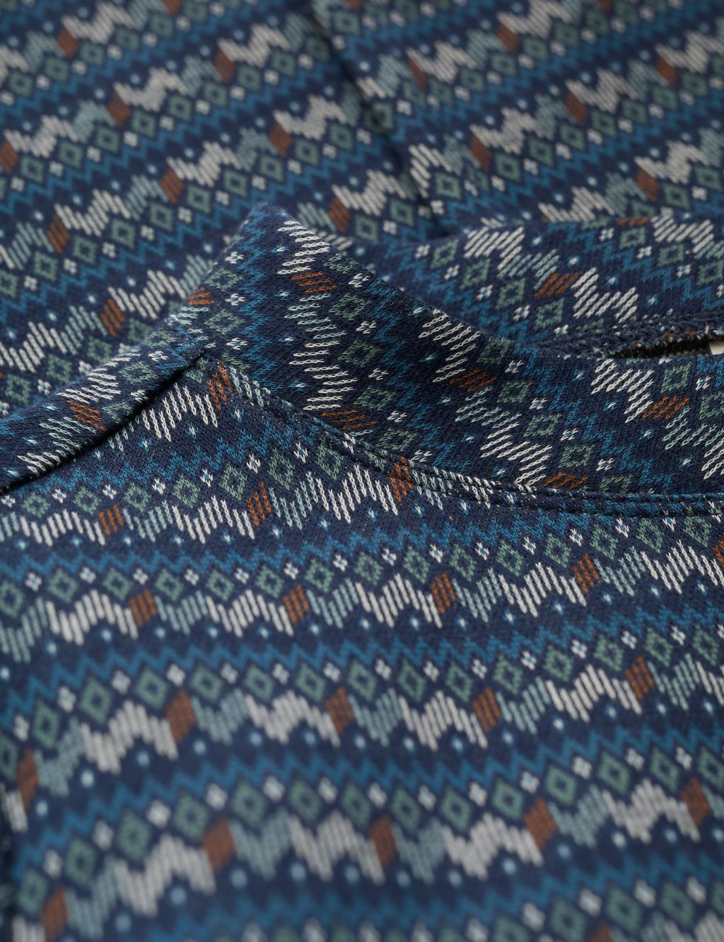 Cotton Rich Geometric Sweatshirt 5 of 5