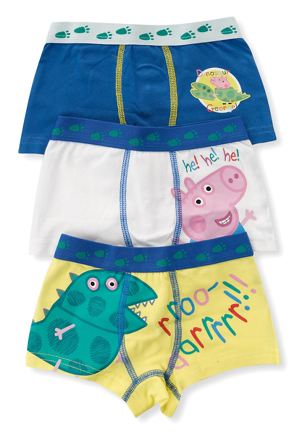 Cotton Rich George Peppa Pig Trunks Image 1 of 1
