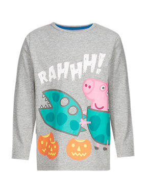 Cotton Rich George Pig™ Halloween T-Shirt (1-7 Years) Image 2 of 3