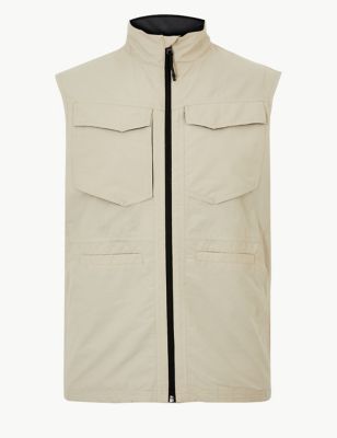 Cotton Rich Gilet with Stormwear™ Image 2 of 6