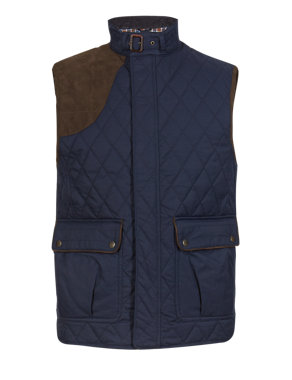 Cotton Rich Gilet with Thinsulate™ & Stormwear™ Image 2 of 7