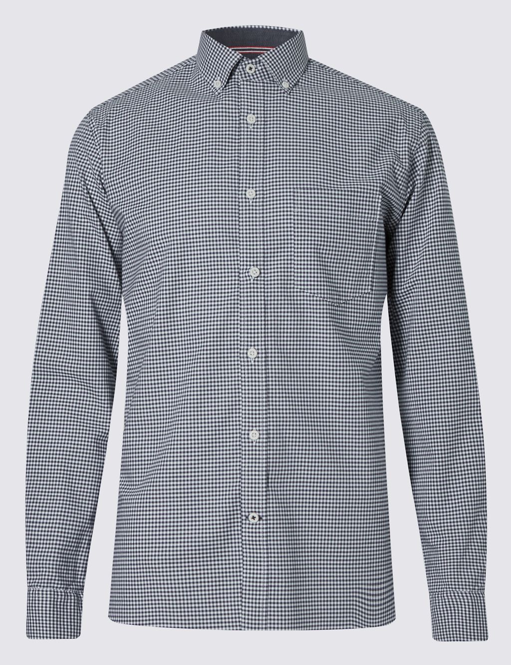 Cotton Rich Gingham Checked Shirt 1 of 5