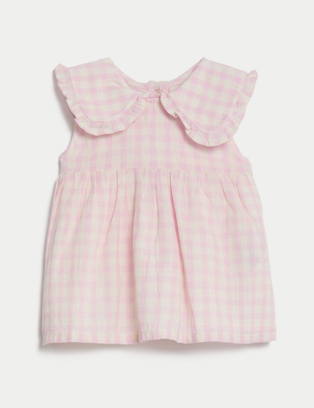 Cotton Rich Gingham Outfit (0-3 Yrs) 7 of 9