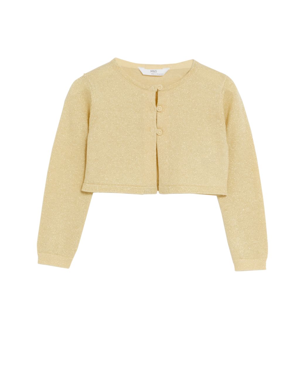 Cotton Rich Glitter Cardigan (2-8 Yrs) | M&S Collection | M&S