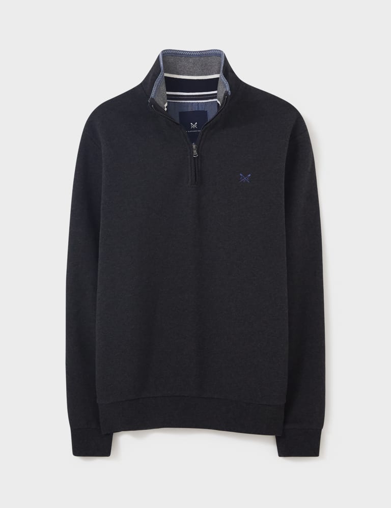 Cotton Rich Half Zip Sweatshirt 2 of 4