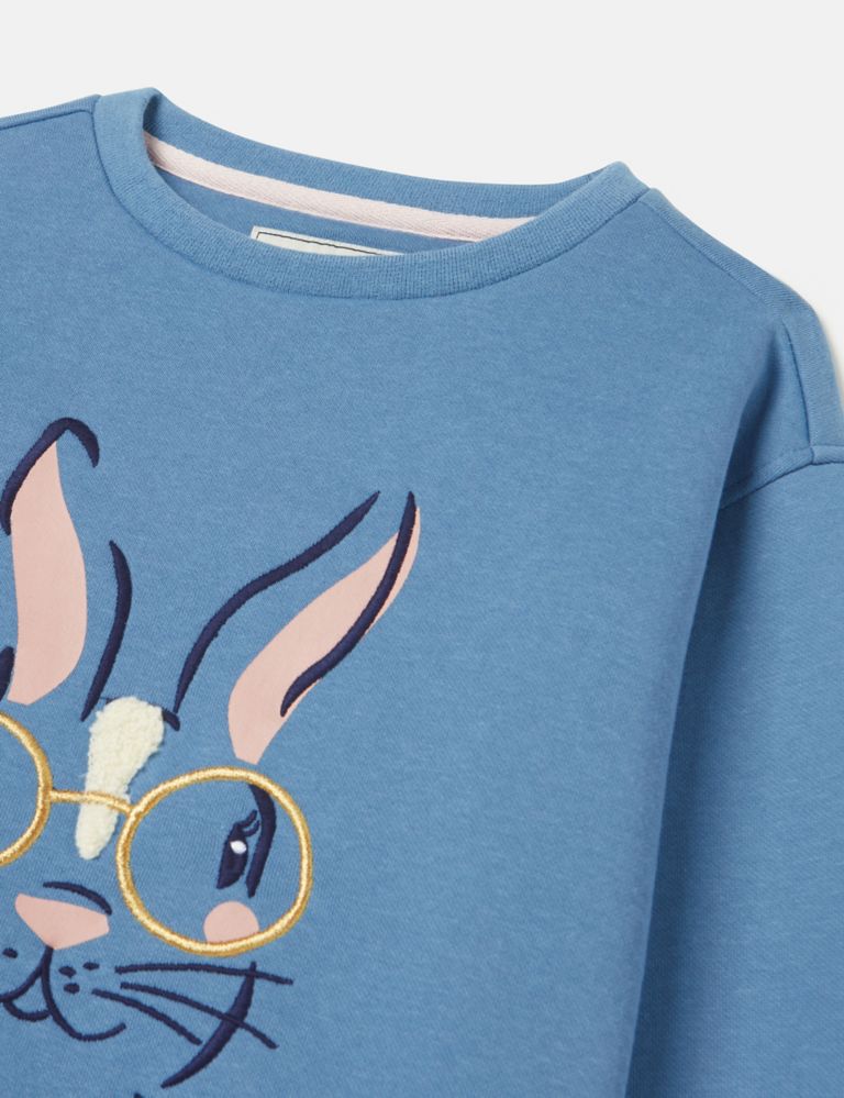 Cotton Rich Hare Graphic Sweatshirt (2–8 Years) 3 of 5