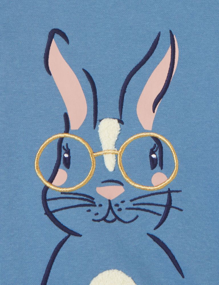 Cotton Rich Hare Graphic Sweatshirt (2–8 Years) 4 of 5