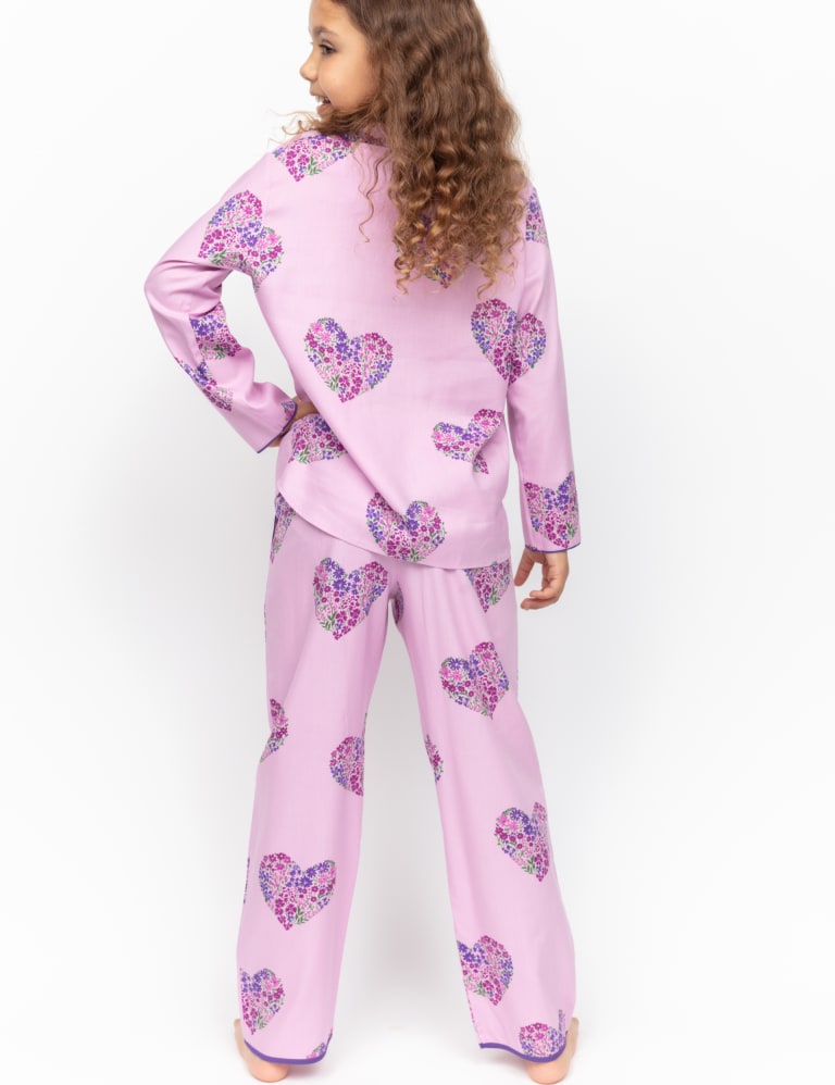 Cotton Rich Heart Pyjamas (2-13 Yrs) 4 of 4