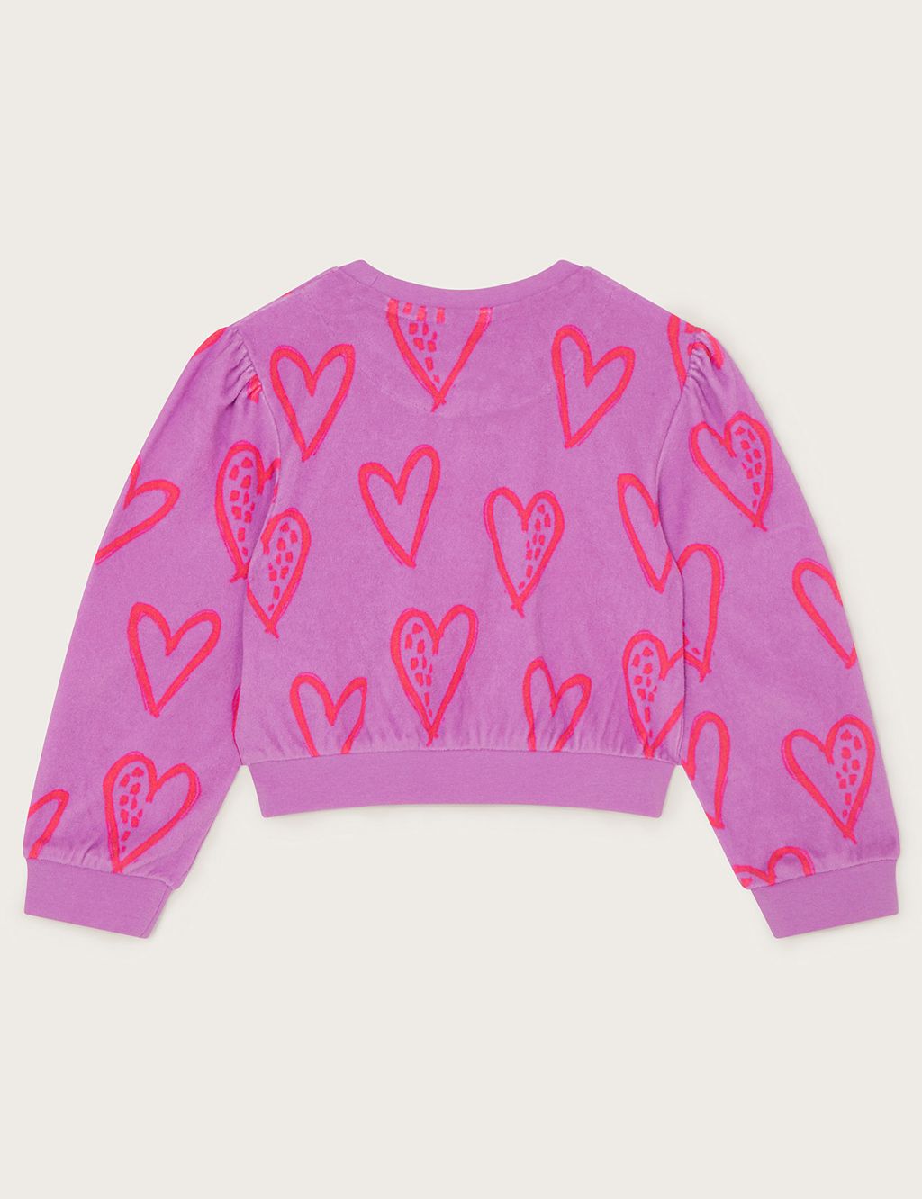 Cotton Rich Heart Towelling Top (3-13 Yrs) 2 of 3