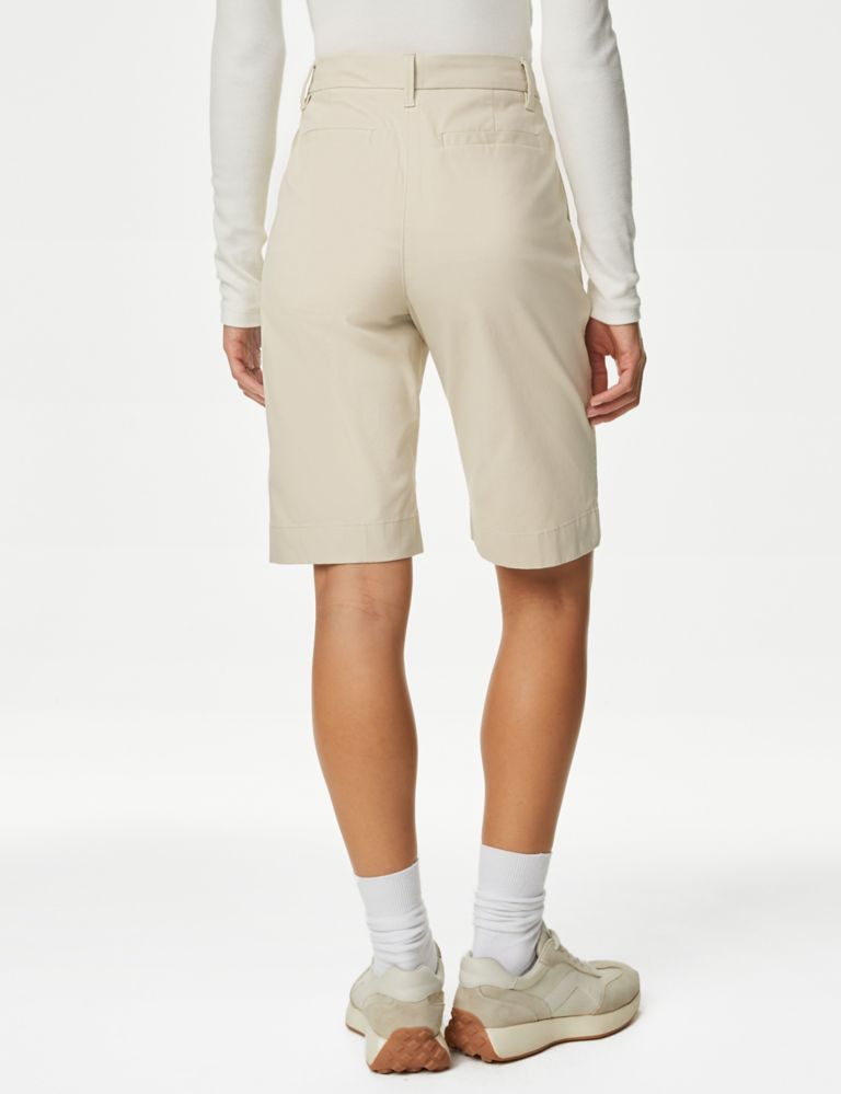 Cotton Rich High Waisted Chino Shorts 5 of 5