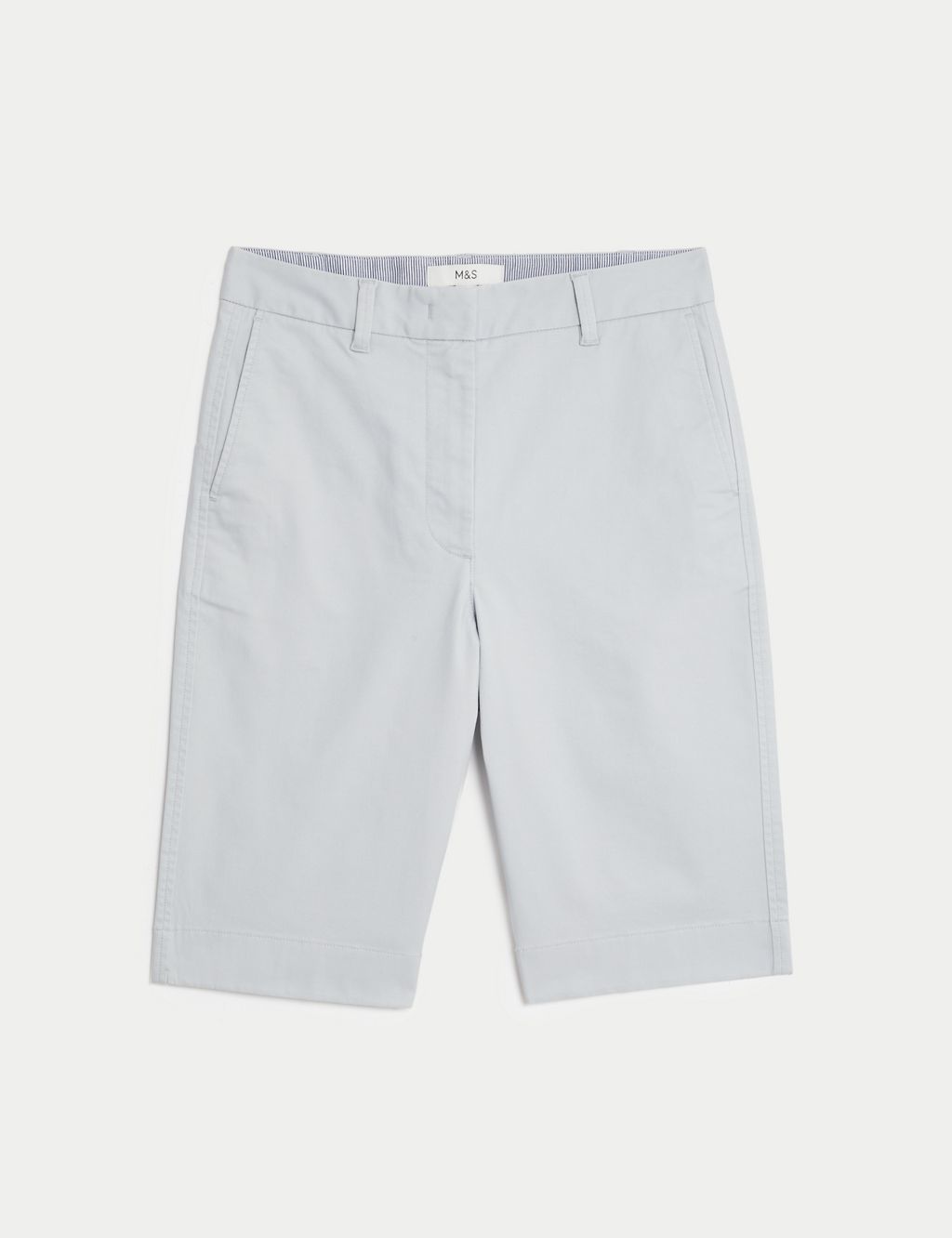 Cotton Rich High Waisted Chino Shorts 1 of 5