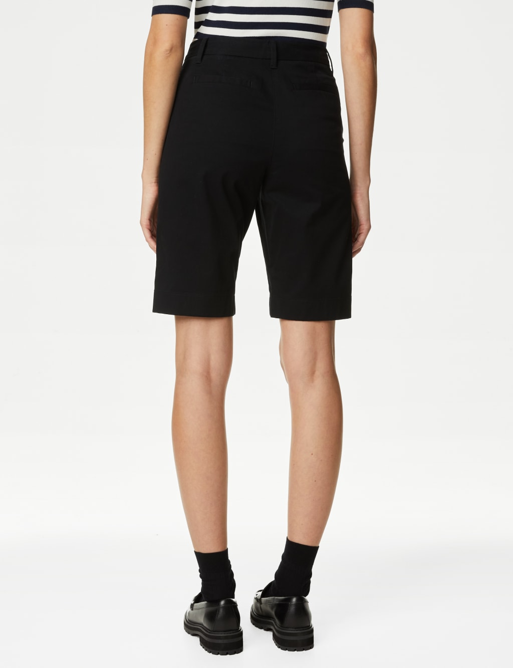 High rise chino shorts 2025