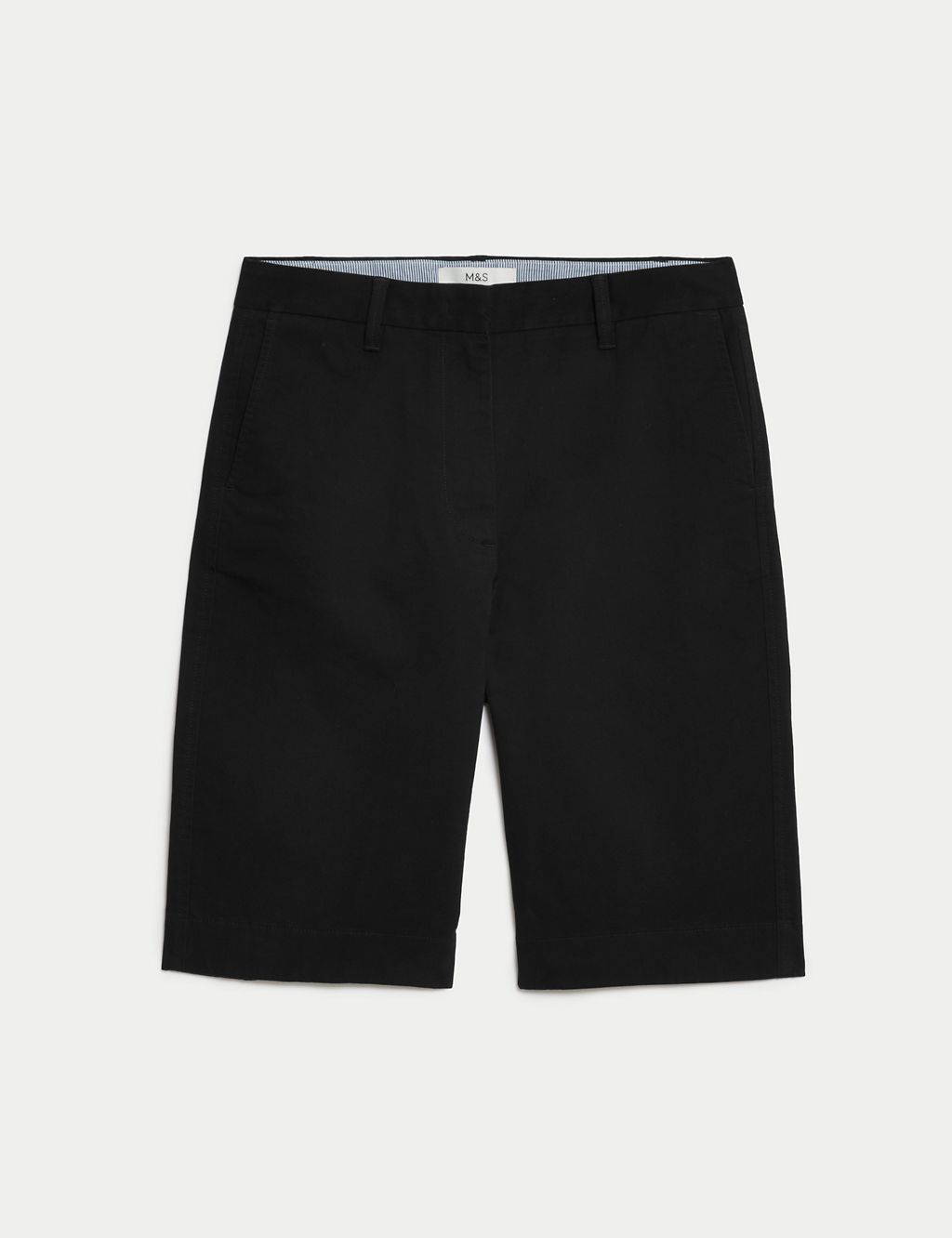 Cotton Rich High Waisted Chino Shorts | M&S Collection | M&S