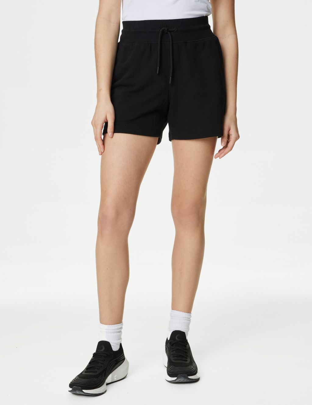 Cotton Rich High Waisted Shorts 4 of 6