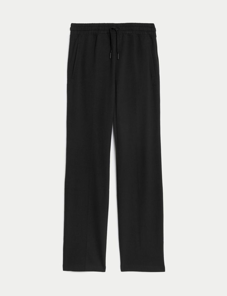 Cotton Rich High Waisted Wide Leg Joggers 2 of 6