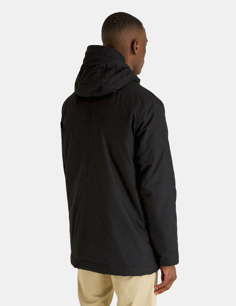 Cole haan store textured hooded coat