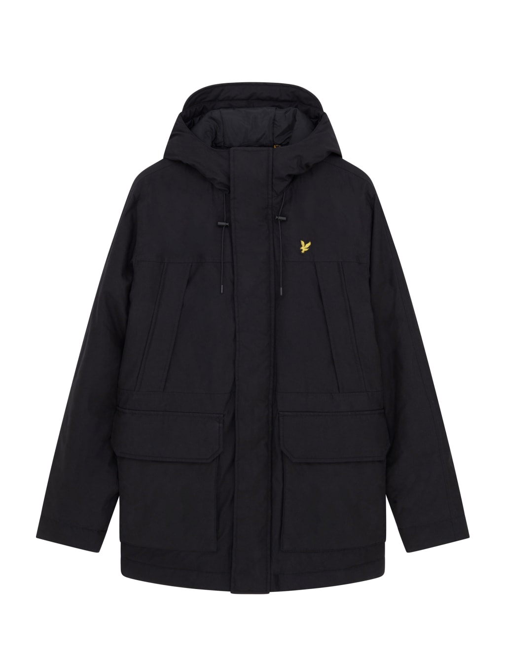 Lyle & scott fur hood padded parka jacket store