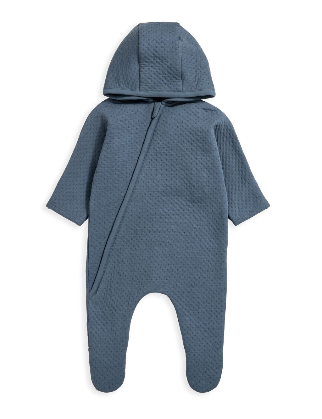 Cotton Rich Hooded Pramsuit (7lbs-12 Mths) 2 of 2