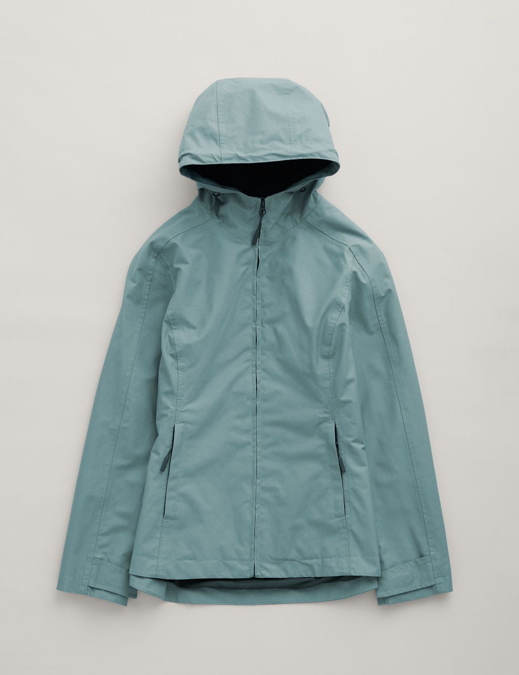 Cotton Rich Hooded Rain Jacket 1 of 8