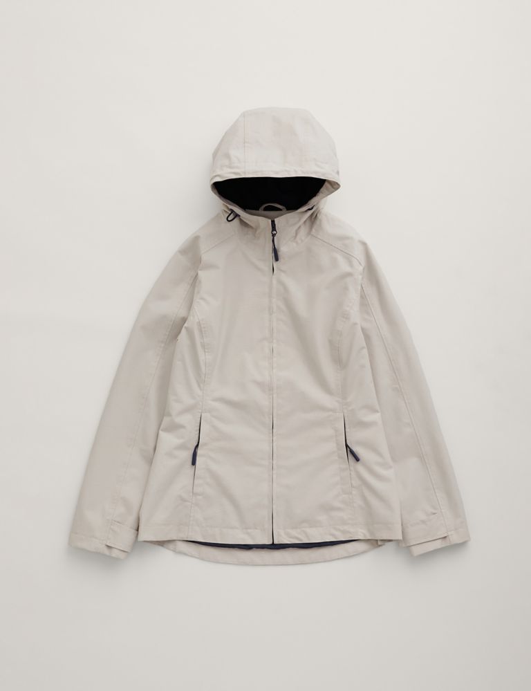 Cotton Rich Hooded Rain Jacket 2 of 5
