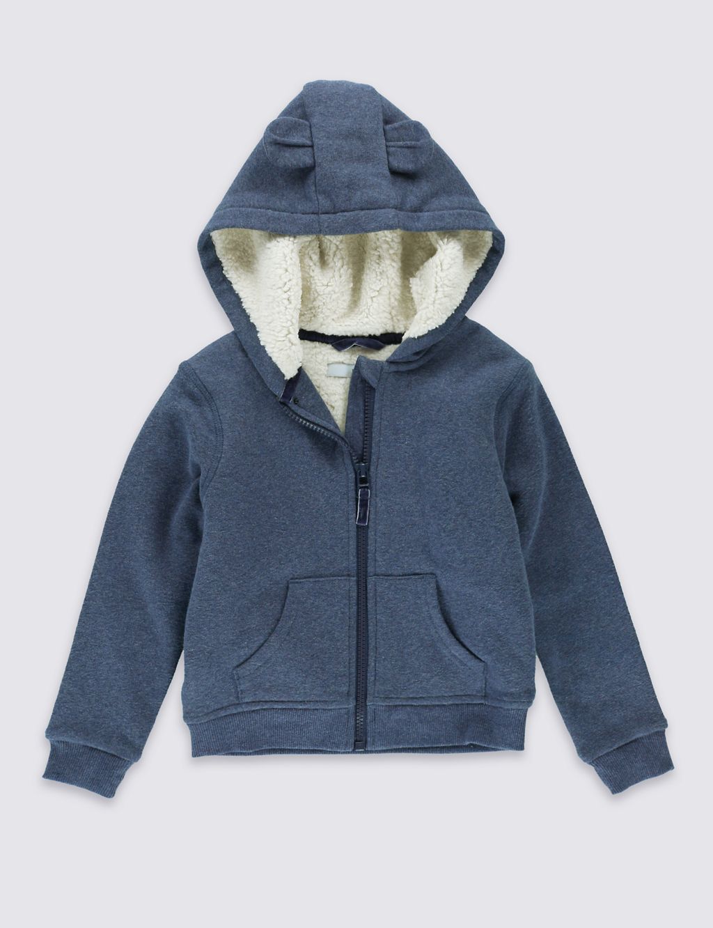 Cotton Rich Hooded Sweatshirt (3 Months - 5 Years) 1 of 7