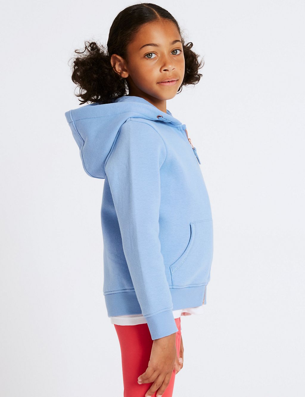Cotton Rich Hooded Top (3-16 Years) 2 of 3