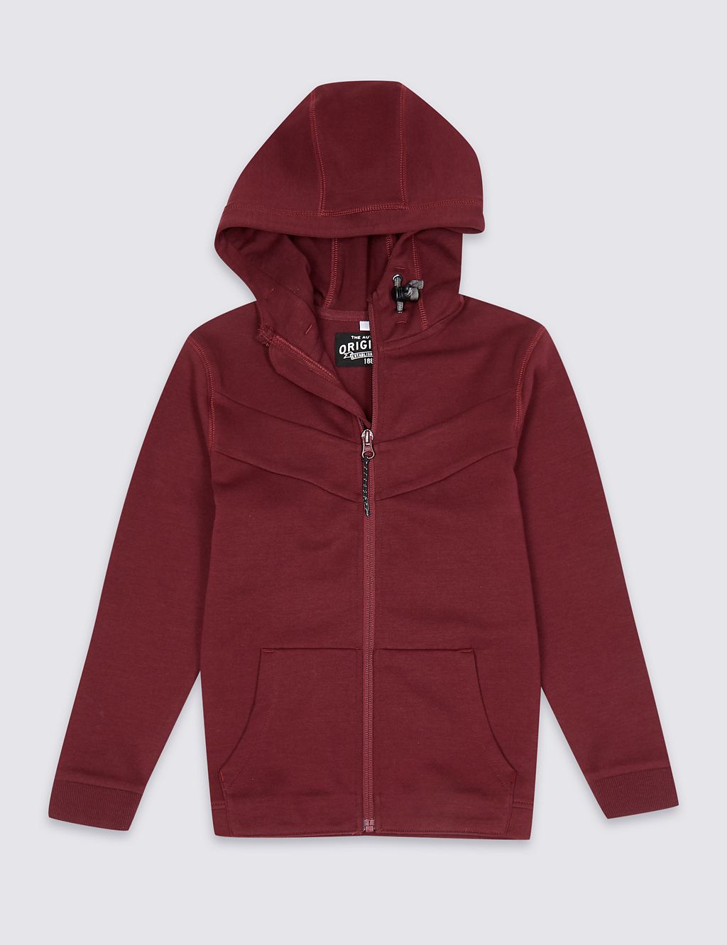 Cotton Rich Hooded Top (3-16 Years) 1 of 3