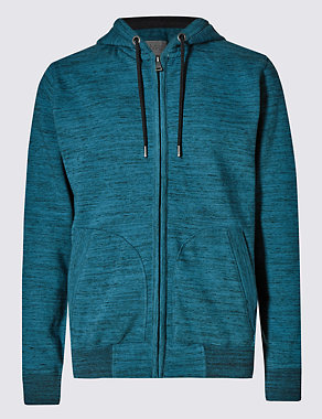 Cotton Rich Hooded Top Image 2 of 3