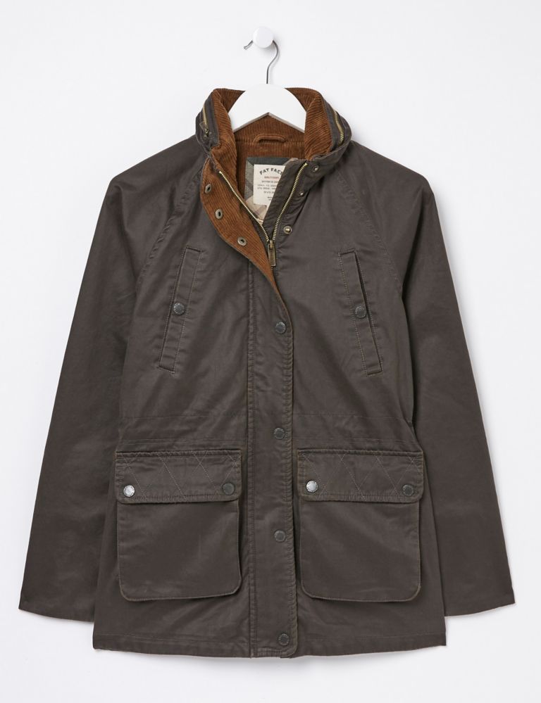 Cotton Rich Hooded Utility Jacket 2 of 7