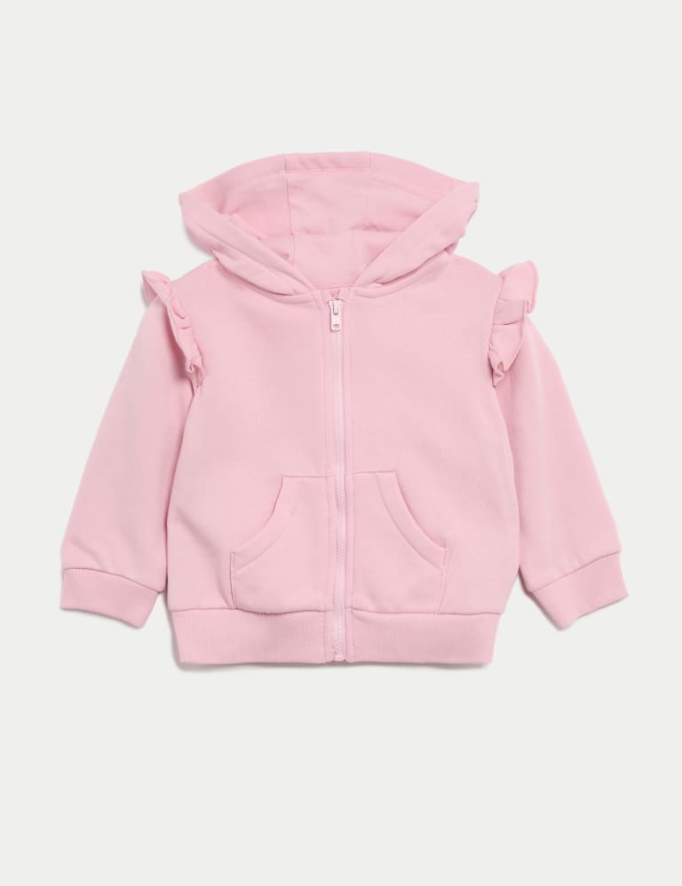 Cotton Rich Hoodie (0-3 Yrs) 2 of 6