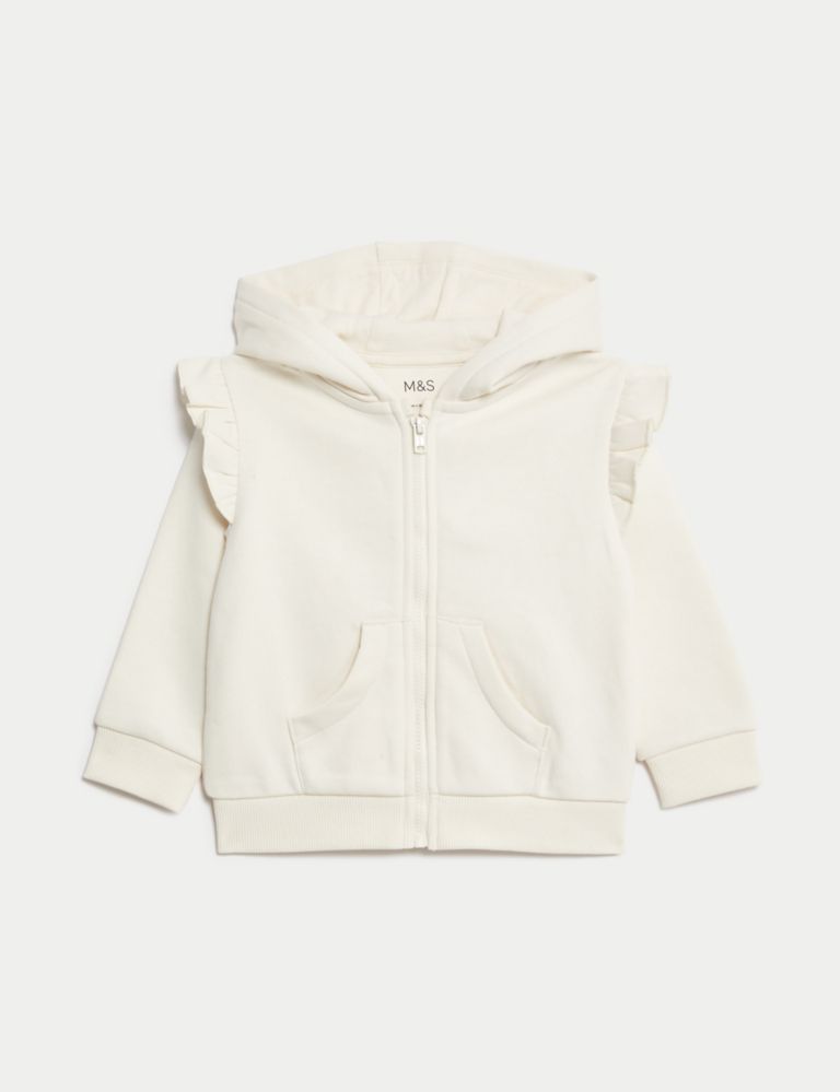 Cotton Rich Hoodie (0-3 Yrs) 1 of 4