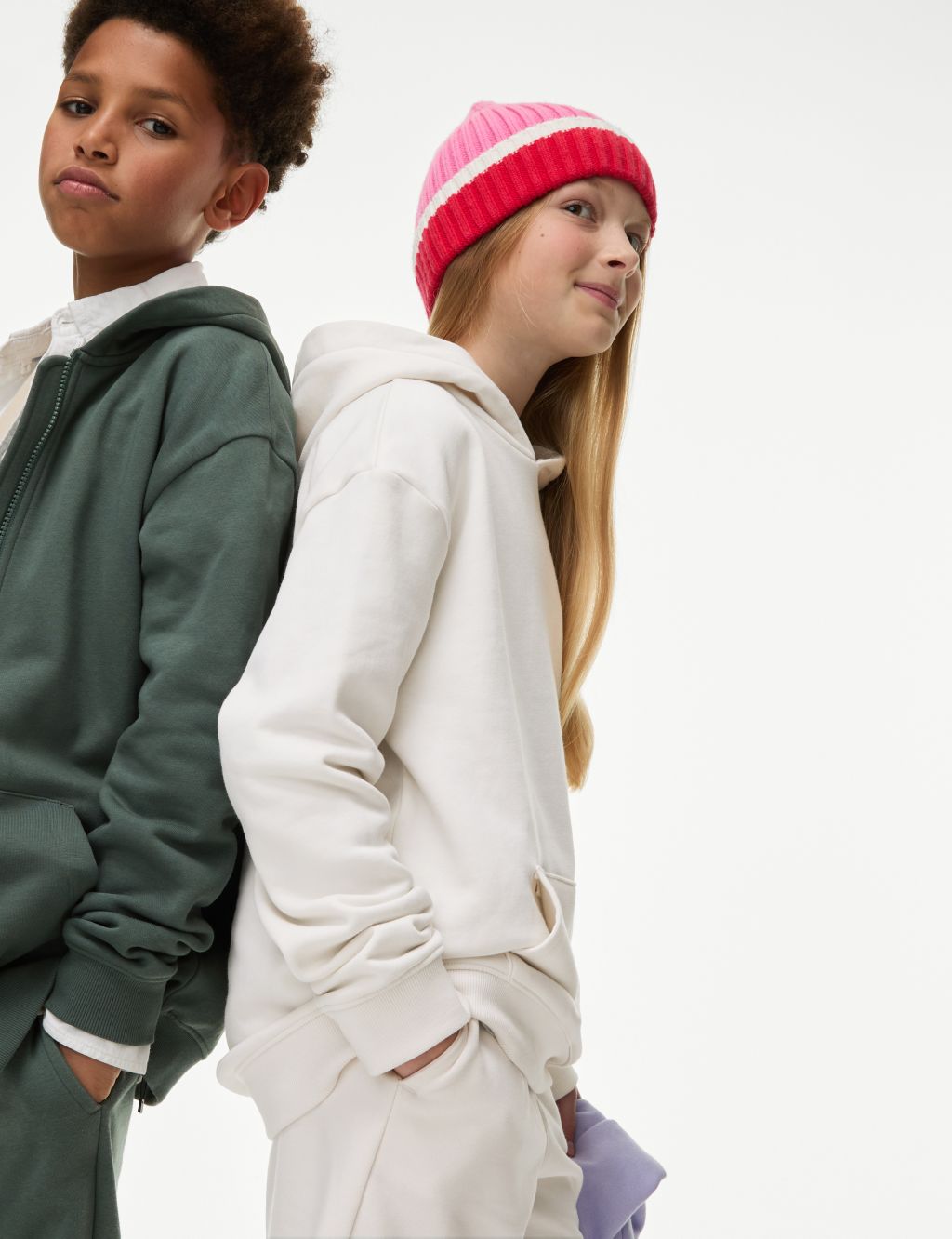 Cotton Rich Hoodie (6-16 Yrs) | M&S Collection | M&S
