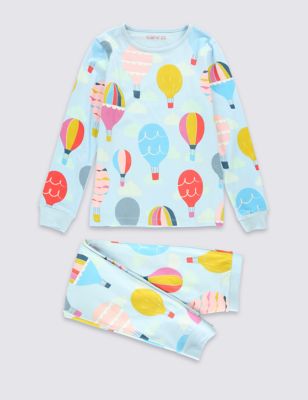 Cotton Rich Hot Air Balloon Pyjamas (1-10 Years) Image 2 of 4