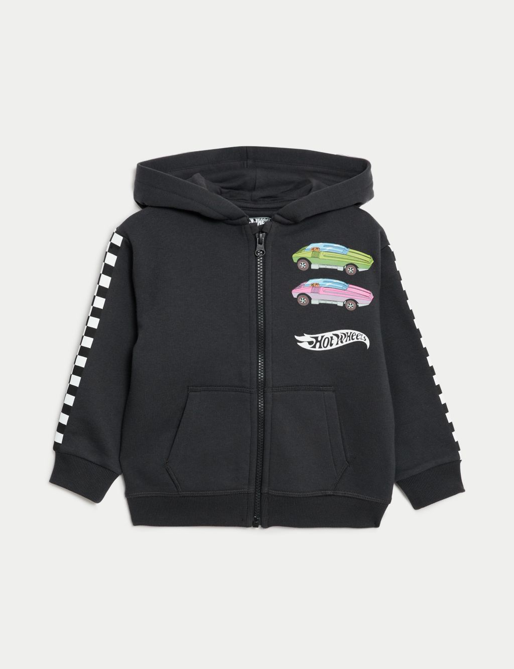Cotton Rich Hot Wheels Hoodie (2-8 Yrs) 1 of 5