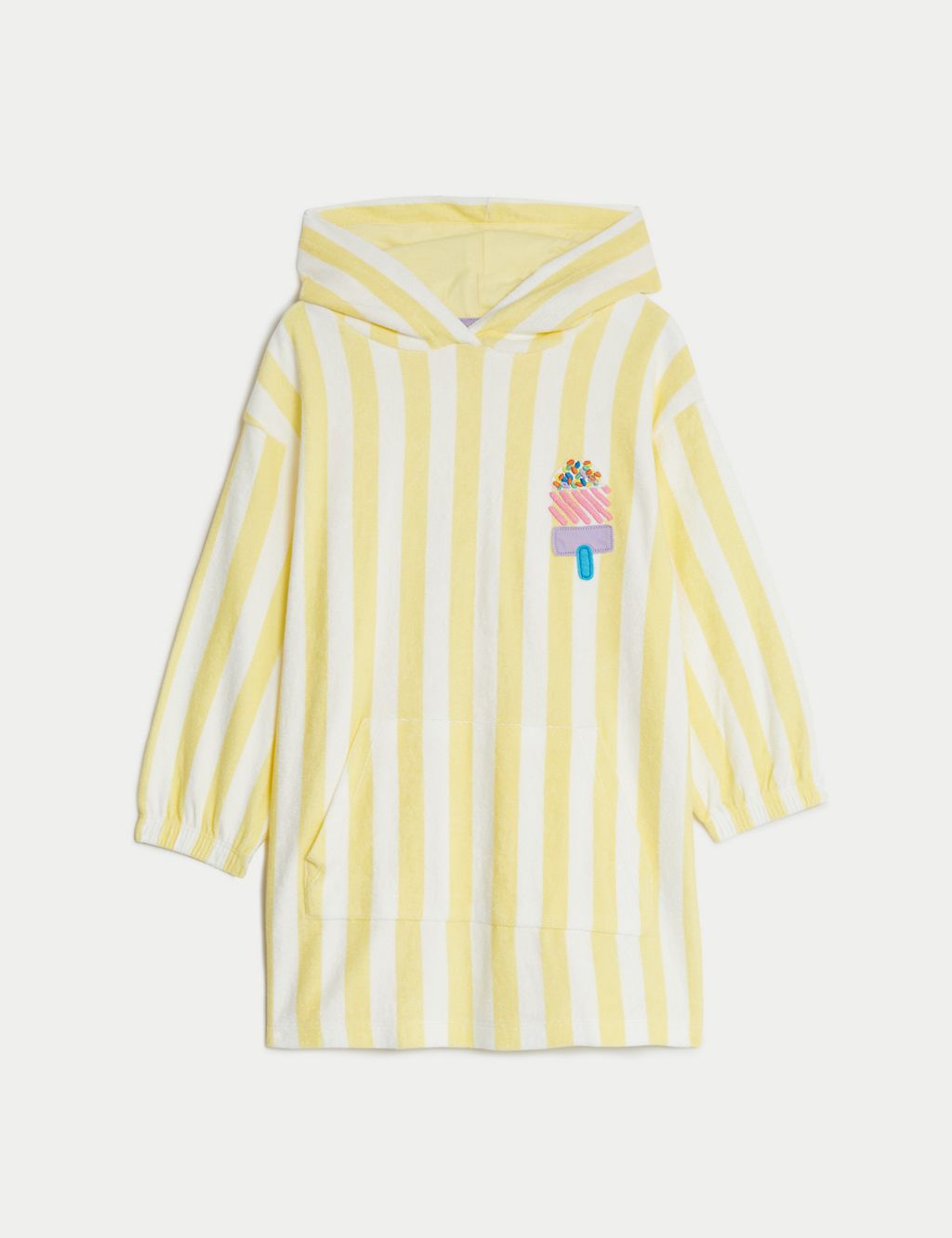 Cotton Rich Ice Cream Towelling Poncho (2-8 Yrs) 1 of 1