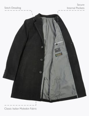 moleskin car coat