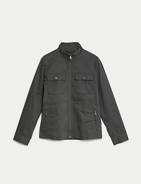 Cotton Rich Jacket with Stormwear™ Image 2 of 8