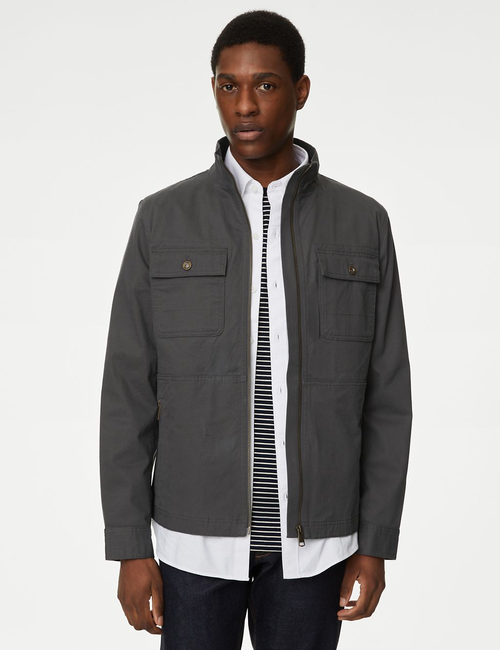 Cotton Rich Jacket with Stormwear™ 2 of 8