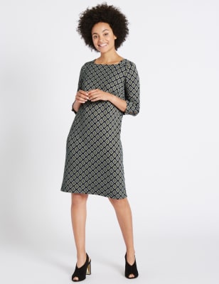 marks and spencer tunic midi dress