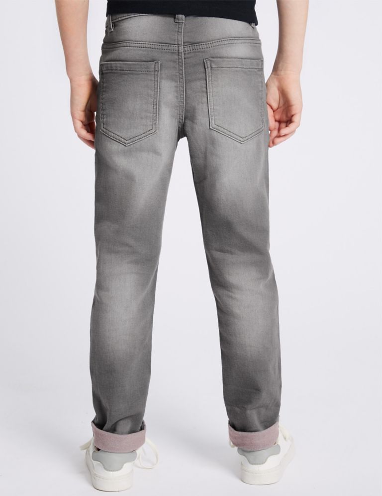 Cotton Rich Jeans With Stretch (3-16 Years) 4 of 7