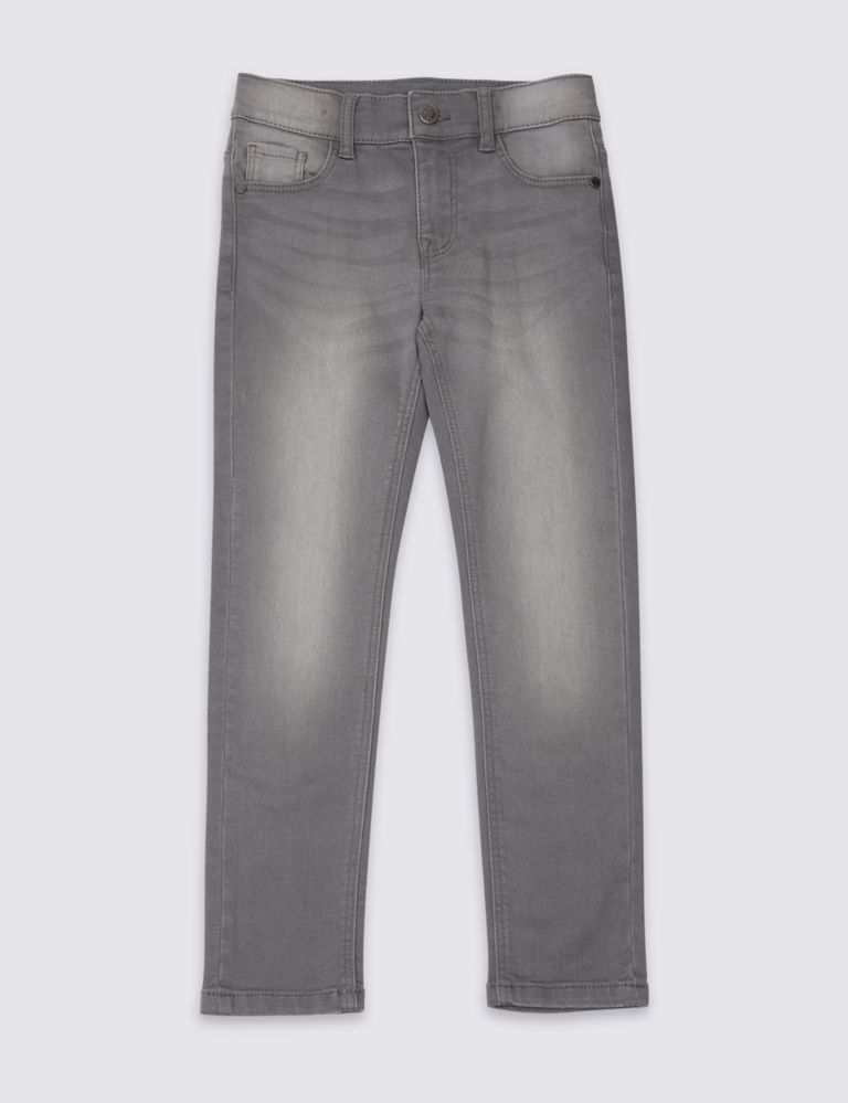 Cotton Rich Jeans With Stretch (3-16 Years) 2 of 7